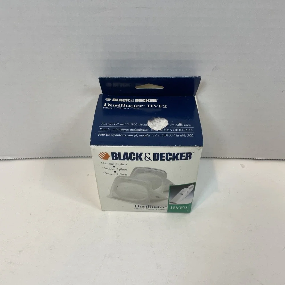 Black & Decker - DustBuster Cordless Vac (2) Filters, HVF2 - HV, DB, & VP Models